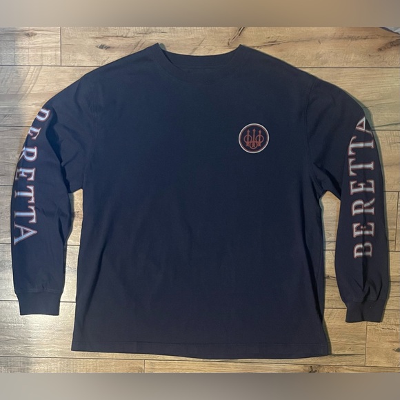 Beretta Long Sleeve Logo T-Shirt XL - Picture 1 of 4